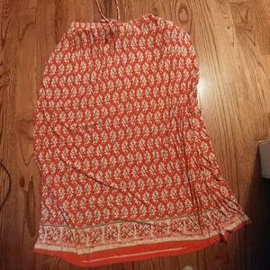 Orange and teal maxie. Great summer colors